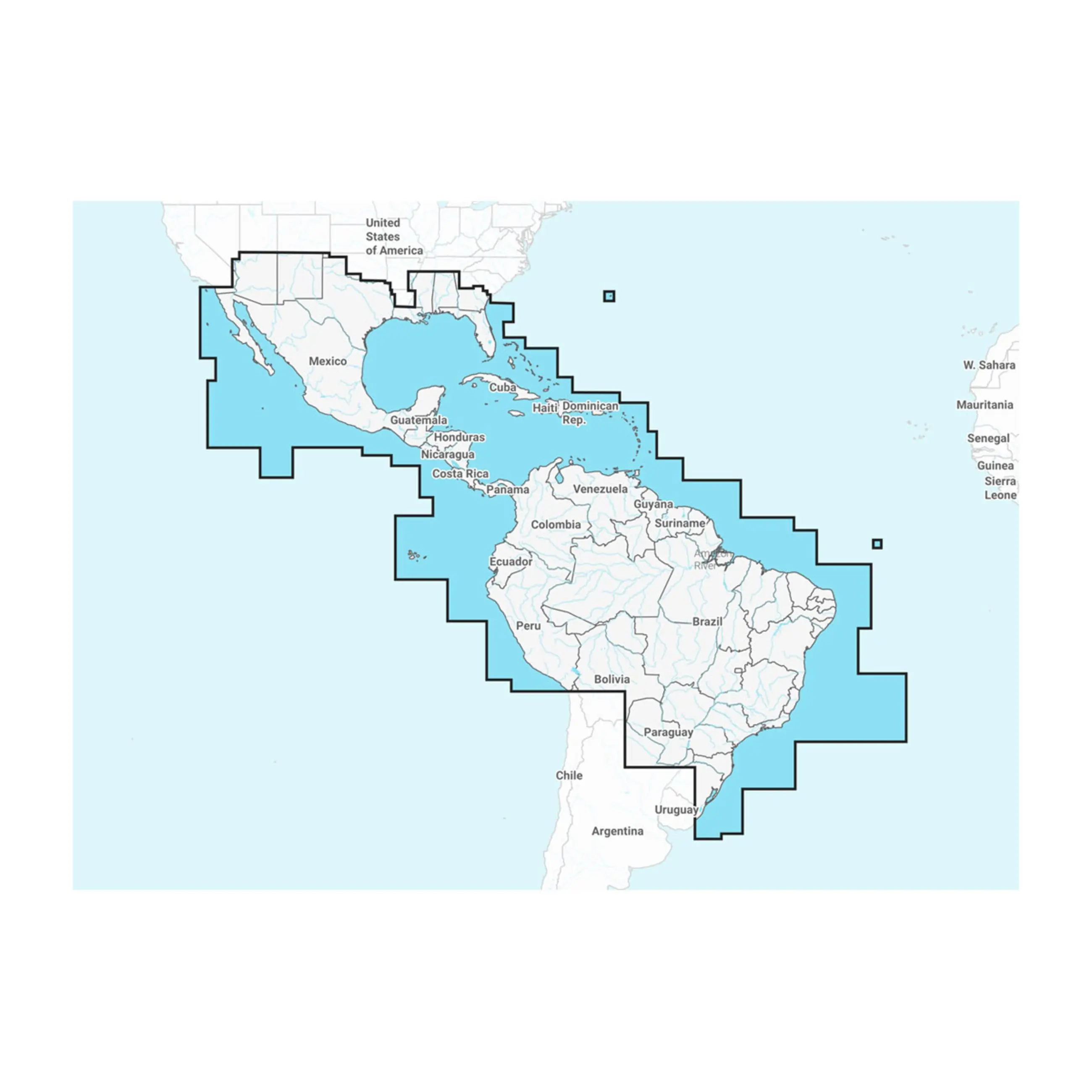 Navionics Boating App | Mexico, Caribbean To Brazil - Inland And Coastal Marine Charts