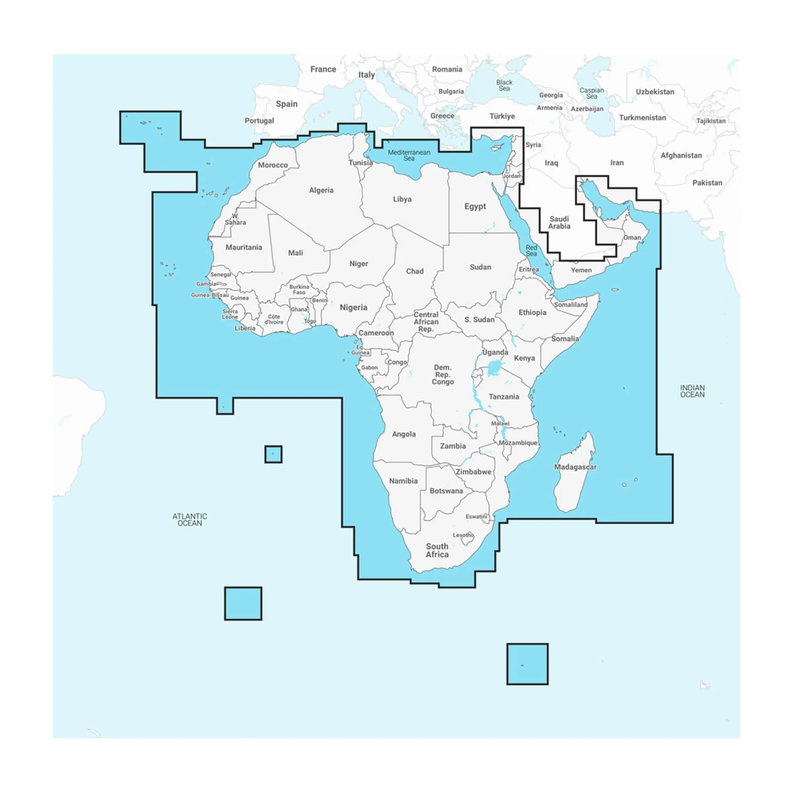 Navionics Boating App | Africa & Middle East - Marine Charts